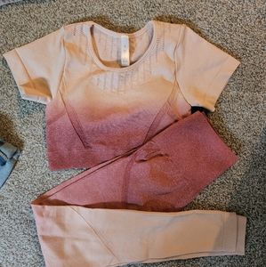 Crop tee and Leggings Activewear